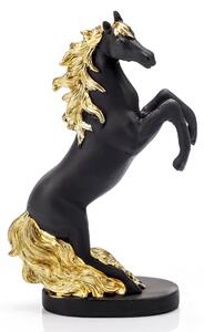 Statueta "Horse" Black din rasina