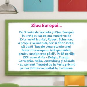 Sticker perete Ziua Europei