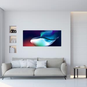Tablou - Balena spațială (120x50 cm)