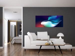 Tablou - Balena spațială (120x50 cm)