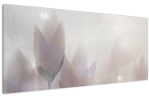 Tablou - Flori de crocus (120x50 cm)