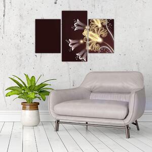 Tablou - Flori strălucitoare (90x60 cm)