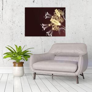 Tablou - Flori strălucitoare (70x50 cm)