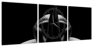 Tablou cu nud feminin (cu ceas) (90x30 cm)