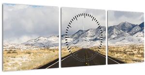 Tablou - Great Basin, Nevada, USA (cu ceas) (90x30 cm)