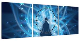 Tablou - Energie spirituală (cu ceas) (90x30 cm)