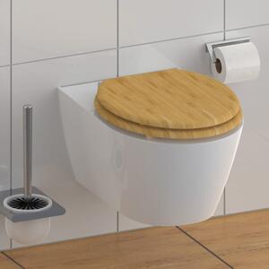 SCHÜTTE Scaun de toaletă cu închidere silențioasă NATURAL BAMBOO 81101
