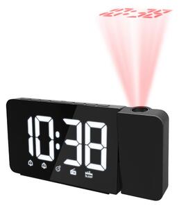 Ceas deșteptător radio cu afișaj LED și proiector 1xCR2032/5V Solight CA04