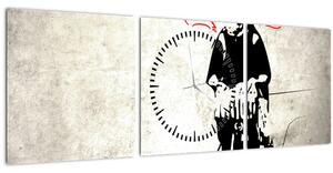 Tablou - Un sentiment de libertate (cu ceas) (90x30 cm)