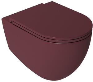 Isvea Infinity vas wc agăţat fără margine roșu mat 10NF02005-2R