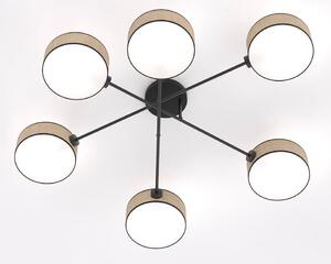 Emibig Maga lampă de tavan 6x10 W bej 1571/6