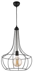 Jupiter 1653 - Lustră pe cablu FOX 1xE27/60W/230V negru