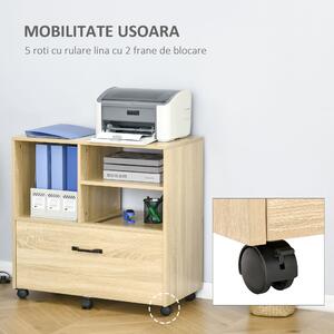 Vinsetto Mobilier Birou Lemn, Suport Imprimantă Elegant, Design Modern | Aosom Romania