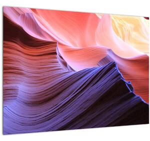Tablou pe sticlă - nisip colorat (70x50 cm)