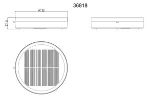 Globo 36818 - Lampă solară portabilă cu LED, 3W/3,7V, IP54