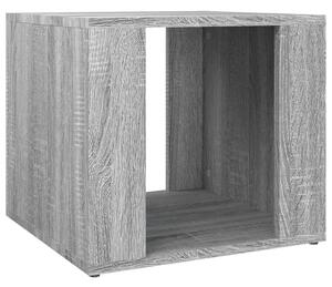 Noptieră, gri sonoma, 41x40x36 cm, lemn compozit