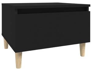 Masă laterală, negru, 50x46x35 cm, lemn compozit