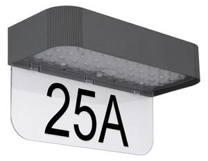 Globo 36790 - Număr de casă solar cu LED/6W/3,7V IP54