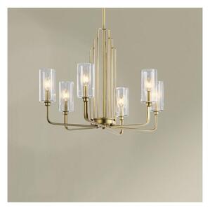 Quintiesse QN-KIMROSE6-BNB - Candelabru cu tijă KIMROSE 6xE14/40W/230V, auriu