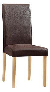 Set 4 scaune Roko stofa maro 57/46,5/97,5 cm