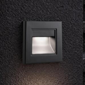 Brilagi - Lampă LED pentru trepte STEP LIGHT, 1,5 W, 230 V, IP44, negru