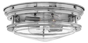 Quintiesse QN-HADRIAN-FS-CM-CLEAR Plafonieră de exterior HADRIAN, 2 x E27 (max. 40 W), 230 V, IP44, crom