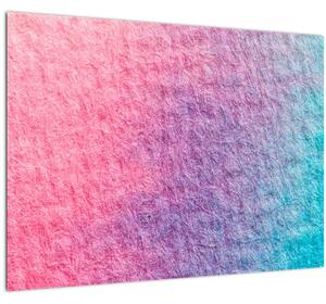 Tablou pe sticlă cu textură colorată (70x50 cm)