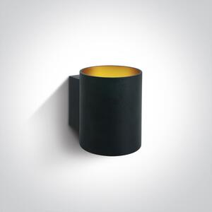 One Light Glafki lampă de perete 1x30 W negru 6017/B