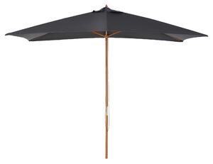 Outsunny Umbrelă de Grădină cu Frânghie și Orificii de Ventilație, 2.95x2x2.55 m, Gri Închis | Aosom Romania