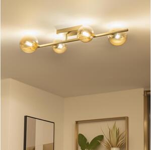 Lustră LED aplicată Brilagi MILLA 4xG9/3W/230V auriu