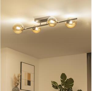 Brilagi - Plafonieră LED aplicată MILLA 4xG9/3W/230V negru crom/auriu