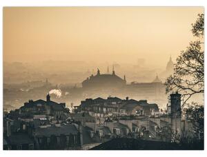 Tablou - Orașul în ceață (70x50 cm)