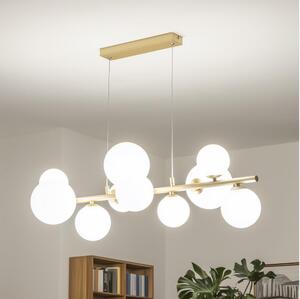 Lustră LED pe cablu Brilagi MILLA 10xG9/3W/230V auriu/alb