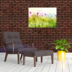 Tablou - Flori de luncă (70x50 cm)