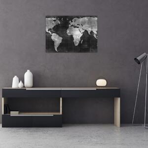 Tablou - Harta lumii (70x50 cm)