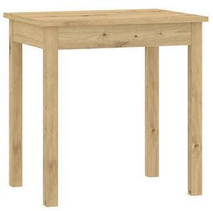 Masă de dining, culoare stejar. SENDI 75×55 cm