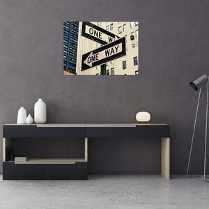 Tablou - New York ONE WAY (70x50 cm)