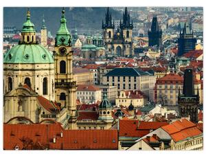 Tablou - Panorama din Praga (70x50 cm)