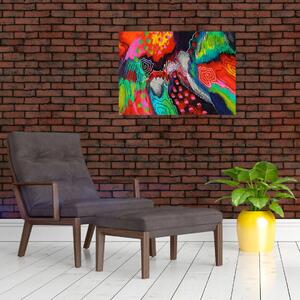 Tablou abstract - culori (70x50 cm)