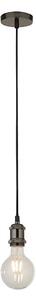 Searchlight 7461BC - Lustru suspendat pe cablu SUSPENSION 1xE27/60W/230V antracit