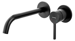 Oltens Rann baterie lavoar ascuns negru mat 32603300