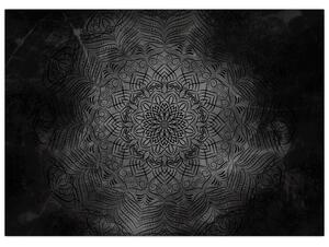 Tablou pe sticlă -Mandala mistică (70x50 cm)