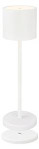 Briloner 7521016 - Lampă de birou LED SIGO cu dimmer, 2,5 W / 5 V, IP44, 2600 mAh, albă