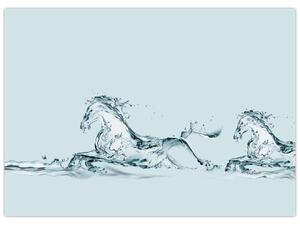 Tablou - Cai din picături de apă (70x50 cm)