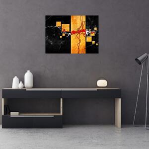 Tablou abstract - Dansatoare (70x50 cm)