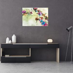 Tablou - Pictua cu flori (70x50 cm)