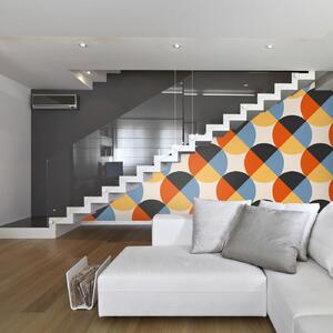 Tapet - Abstracție geometrică colorată II