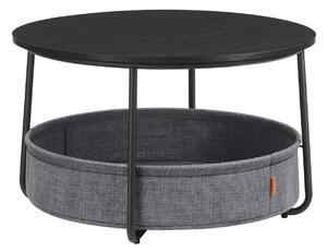 Masuta de cafea Vasagle Negru 75x75x45 cm
