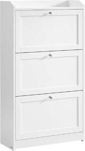 Pantofar Vasagle Alb 60x24x108 cm