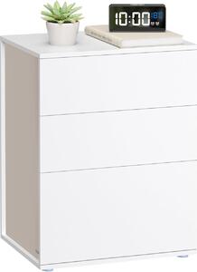 Noptiera Vasagle Alb 45x35x58.7 cm